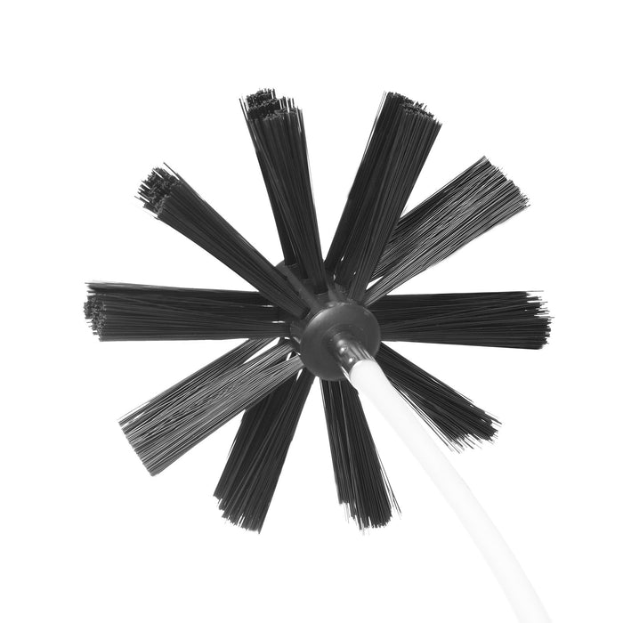 VEVOR 22 Pieces 9.1M Dryer Vent Cleaner Kit, Include 3 Different Sizes Flexible Lint Trap Brush, Reinforced Nylon Duct Cleaning Dryer Vent Brush, Dryer Cleaning Kit with Clamp Connectors