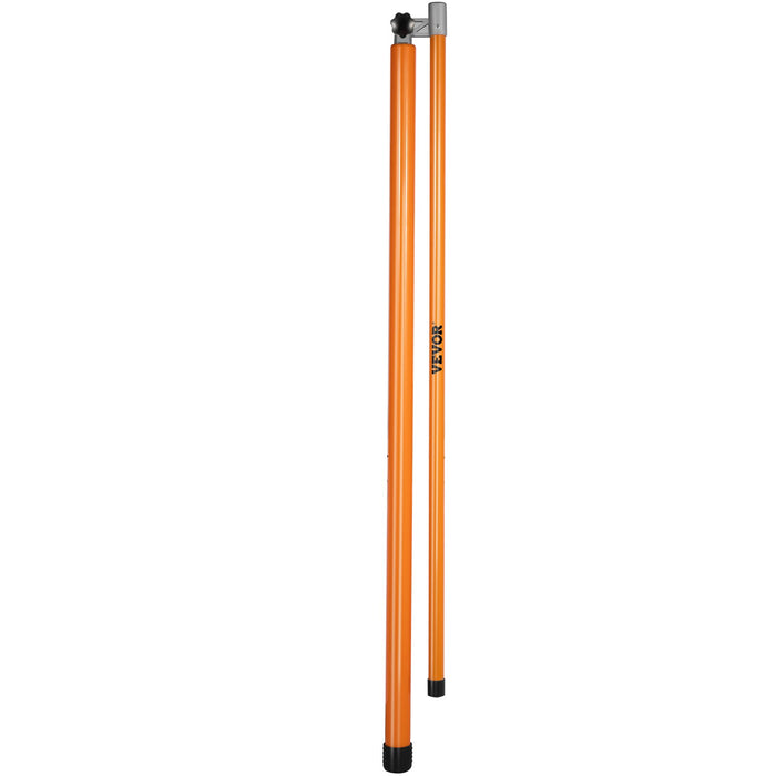 VEVOR Load Height Measuring Stick, 15\' Sturdy Fiberglass Truck Height Stick with Adjustable Pole, Non-conductive Truck Height Measuring Stick with Carrying Bag, Height Stick for Trucks, Car Haulers