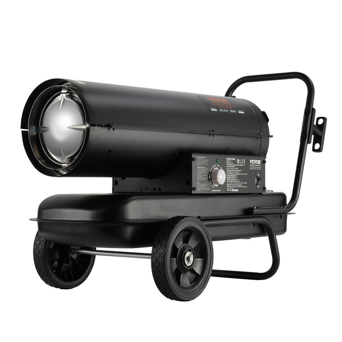 VEVOR Portable Kerosene Forced Air Heater 70000 BTU Indoor Outdoor Use 5gal Tank