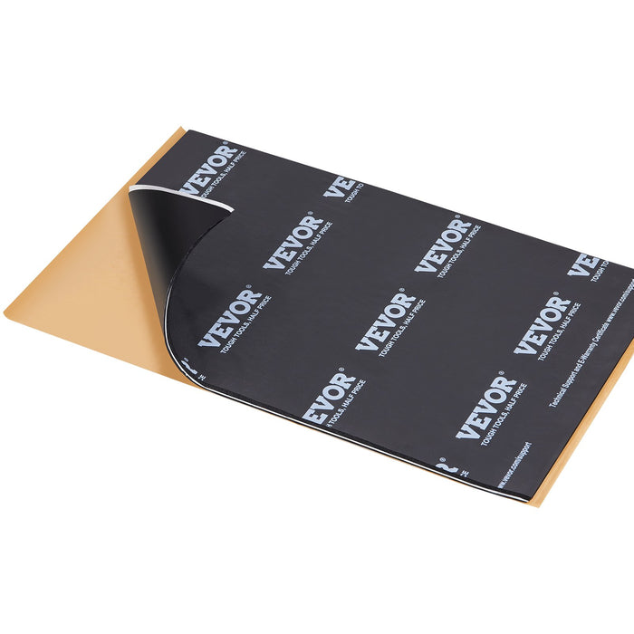 VEVOR Car Sound Deadening Mat, 200 mil 2.3sq.m Car Sound Dampening Material, Butyl Automotive Sound Deadener, Noise Insulation and Vibration Dampening Material for Car