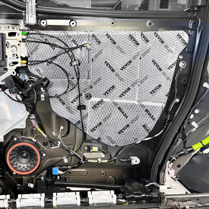 VEVOR Car Sound Deadening Mat, 50 mil 4.8sq.m Car Sound Dampening Material, Butyl Automotive Sound Deadener, Noise Insulation and Vibration Dampening Material for Car