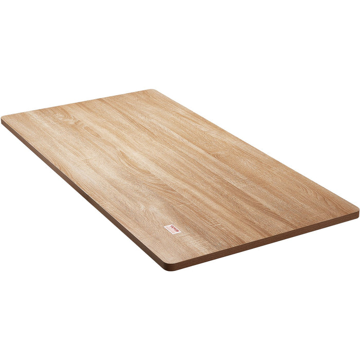 VEVOR Table Top, 63" x 31.5" x 1", 220.5 lbs Load Capacity, Universal One-Piece Particle Board Desktop for Height Adjustable Electric Standing Desk Frame, Rectangular Countertop for Home & Office Desk