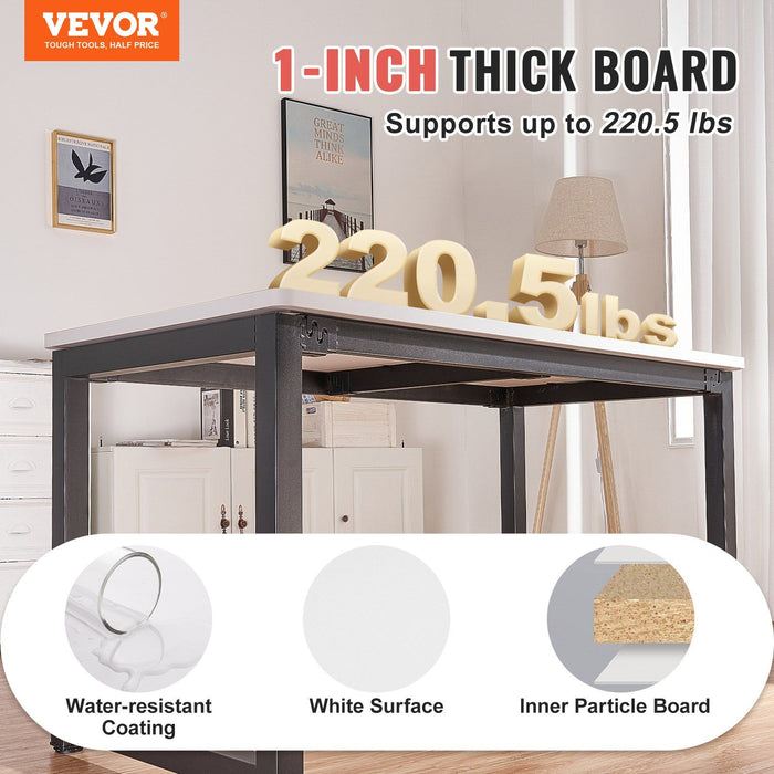 Table Top, 1524 x 635 x 25 mm, 100 kg Load Capacity, Universal One-Piece Particle Board Desktop for Height Adjustable Electric Standing Desk Frame, Rectangular Countertop for Home & Office Desk