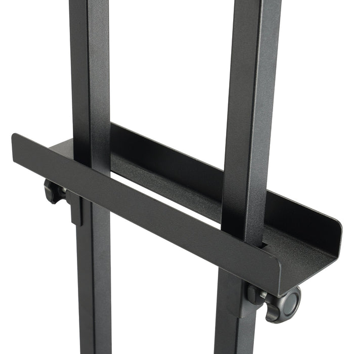 VEVOR Poster Stand, Adjustable Height Up to 75", Double-Sided Heavy Duty Pedestal Sign Holder, Floor Standing Sign Holder Banner Stand with Shock-absorbing Base for Display, for Board and Foam, Black
