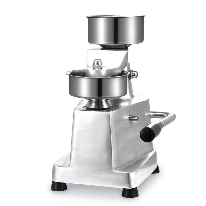 Commercial Burger Patty Maker, 100mm Hamburger Beef Patty Maker, Heavy Duty Food-Grade Stainless Steel Bowl Burger Press Machine, Kitchen Meat Forming Processor with 1000 Pcs Patty Papers