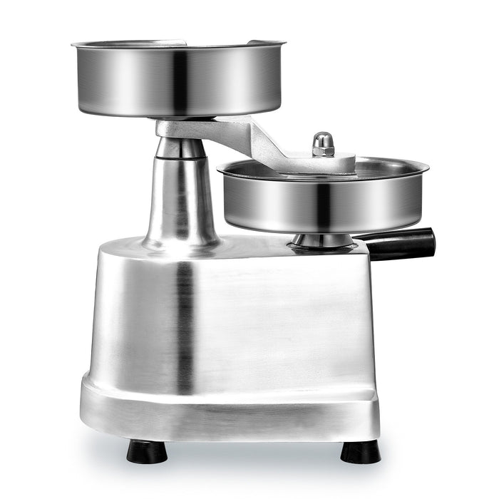 VEVOR Commercial Burger Patty Maker, 150mm Hamburger Beef Patty Maker, Heavy Duty Food-Grade Stainless Steel Bowl Burger Press Machine, Kitchen Meat Forming Processor with 1000 Pcs Patty Papers