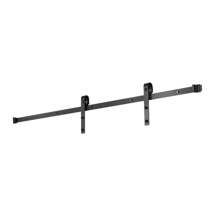 VEVOR 1830 mm Sliding Barn Door Hardware Kit for Single Sliding Barn Door Black