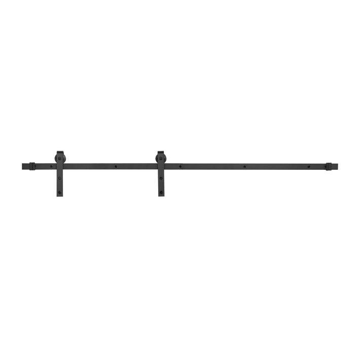VEVOR 1830 mm Sliding Barn Door Hardware Kit for Single Sliding Barn Door Black