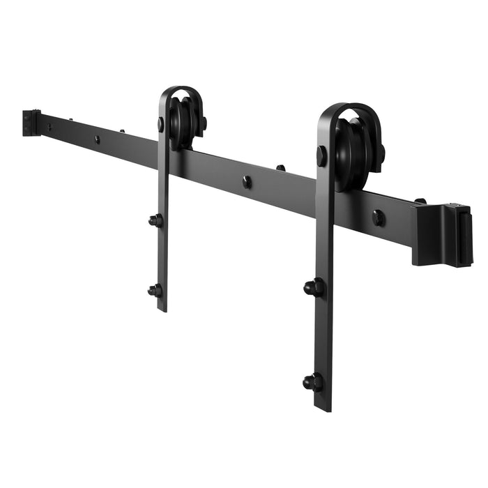 VEVOR 1500 mm Sliding Barn Door Hardware Kit for Single Sliding Barn Door Black