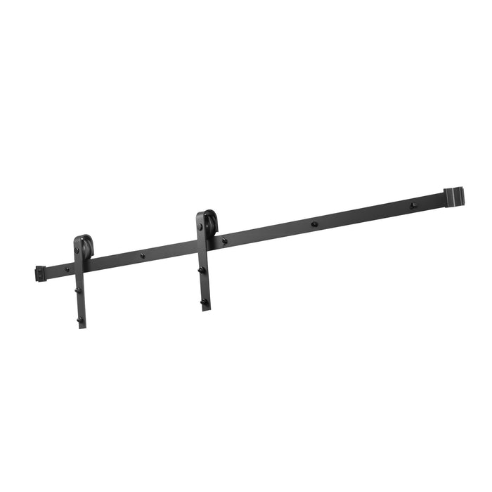 VEVOR 1500 mm Sliding Barn Door Hardware Kit for Single Sliding Barn Door Black