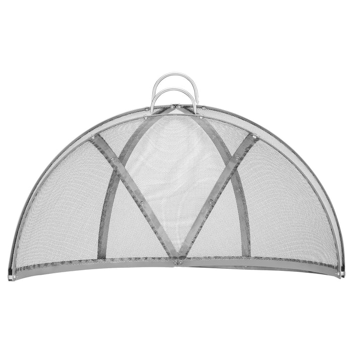 VEVOR Firepit Spark Screen Lid, 36" Diameter, Outdoor Firepit Ring Cover Round Accessories, Fire Pit Metal Cover, Easy-Opening Stainless Steel Fire Ring Covers for Outdoor Patio Fire Pits Backyard