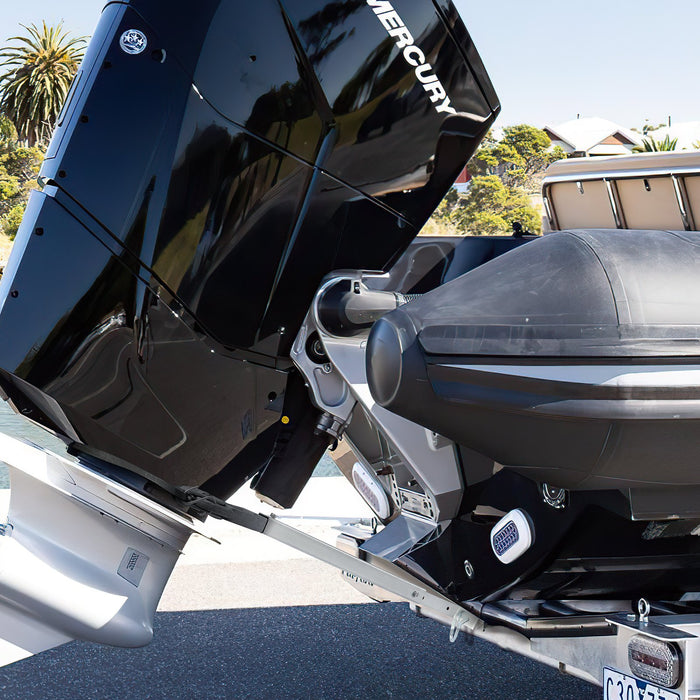 VEVOR Transom Saver, 609.6-914.4 mm, Adjustable Boat Transom Saver with Heavy-Duty Head, Corrosion-Resistant Easy-to-Install Transom Savers for Less Than 100 HP Outboard Motor , Fit for Roller & Trailer