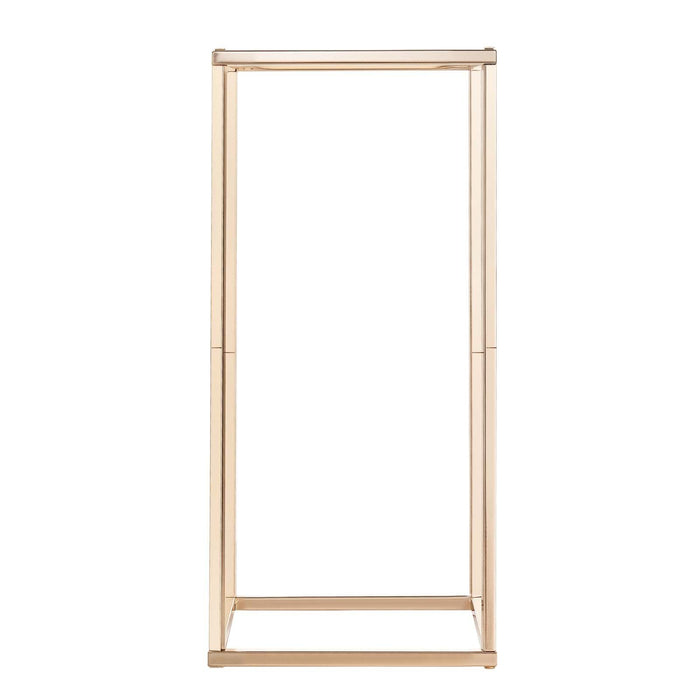 Wedding Flower Stand, 10PCS 60cm Column Flower Stand, Floral Stands with Metal Laminate, Gold Rectangular Floral Display Rack for Wedding, Party, Birthday, Home,  Gold Centerpiece Stands