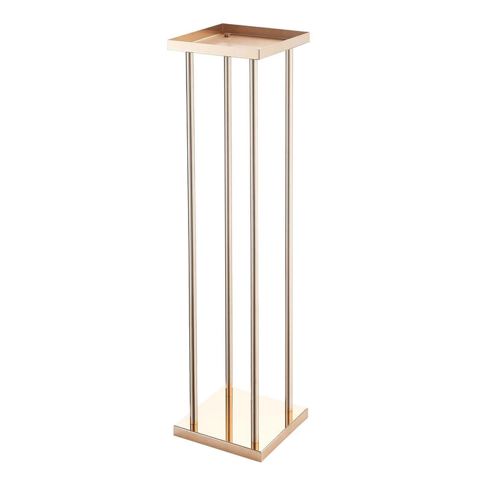 Wedding Flower Stand, 10PCS 80cm Column Flower Stand, Floral Stands with Metal Laminate, Cylindrical Cubic Floral Display Rack for Wedding, Party, Birthday, Home, Gold Centerpiece Stands