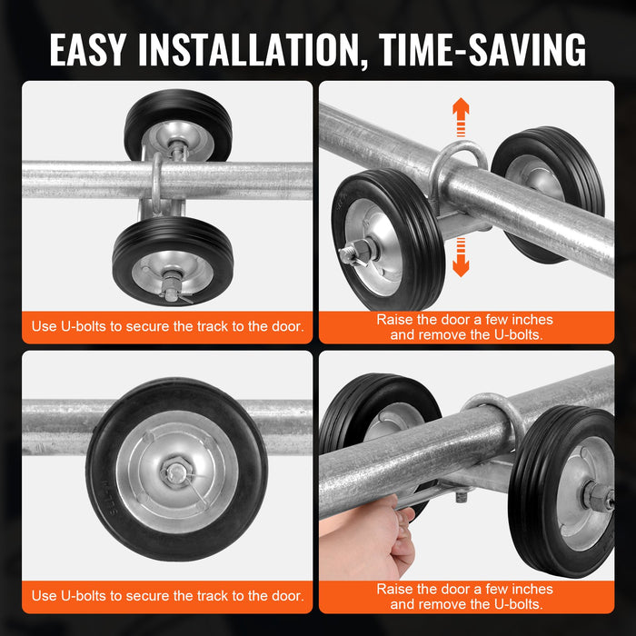 VEVOR Sliding Gate Kit 6â€?Heavy Duty Rolling Hardware for Door 600 lbs Load