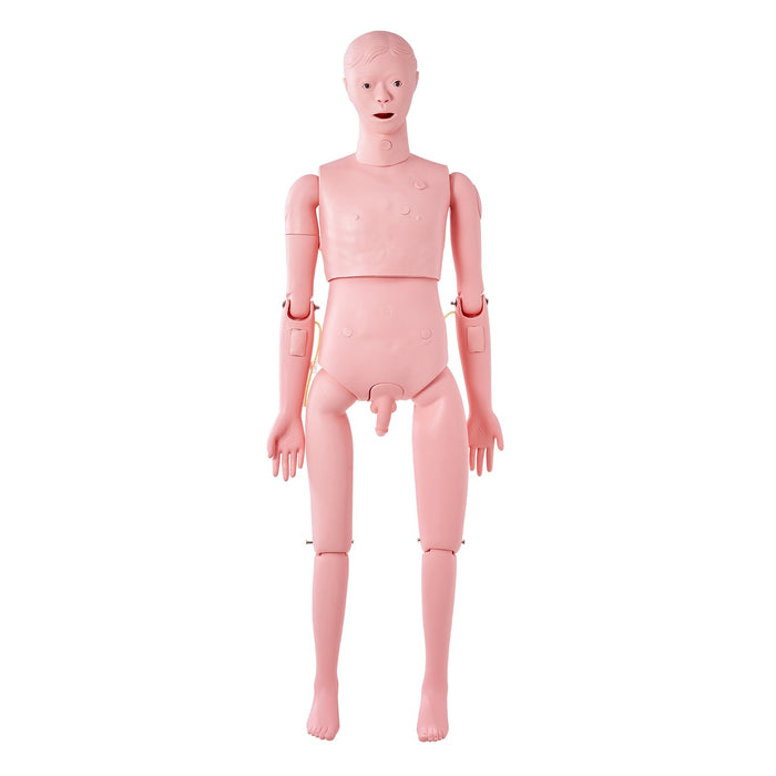 VEVOR Nursing Training Manikin, Male Life Size Demonstration Human Manikin for Nursing Training, Multifunctional Education Teaching Model Supplies, PVC Anatomical Mannequin Body Care Simulator Model