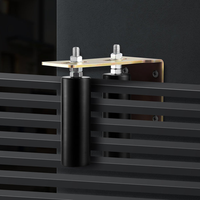 VEVOR Sliding Gate Kit 6â€?Rolling Hardware with L-Bracket Adjustable for Door