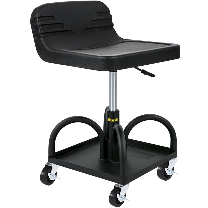 VEVOR Rolling Garage Stool 300LBS Adjustable Mechanic Work Shop Seat w/Casters