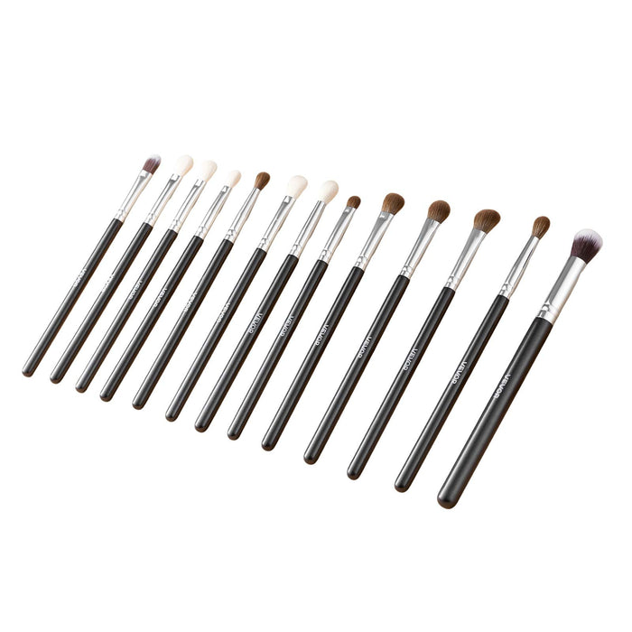 VEVOR 34-Piece Makeup Brush Set, Professional Brushes Kit for Foundation Blending Eyeshadow Concealer Blush - with Soft Bristles, Ergonomic Wood Handle, Travel-Friendly Case Included