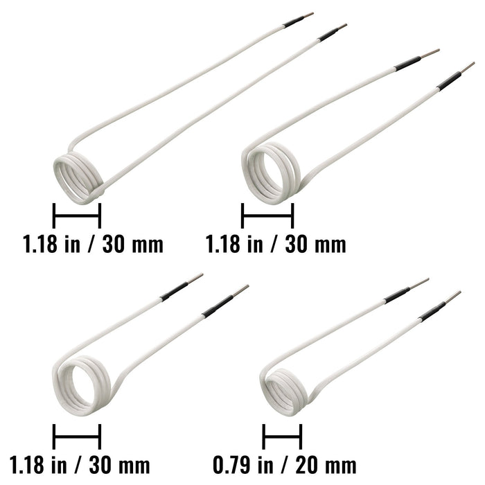 VEVOR Induction Heater Coil Kit Induction Coils 8PCS For Removing Rusty Bolts