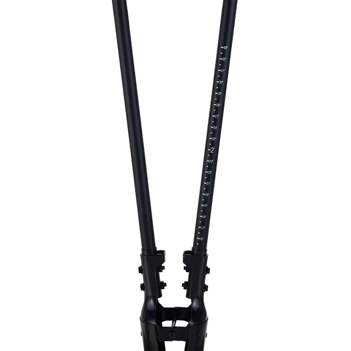 VEVOR Post Hole Digger, Heavy Duty Post Hole Digger with Fiberglass Handle, Manual Hole Digger with Scale Markings and Metal Blade, Post Hole Digger Tool for Digging Gardening and Outdoors, 1460 mm