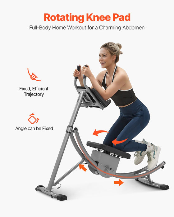 VEVOR AB Workout Machine Equipment Home Gym Core Abdominal Trainers Adjustable