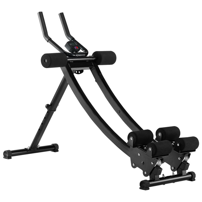 VEVOR AB Workout Machine Equipment Home Gym Core Abdominal Trainers Dual-track