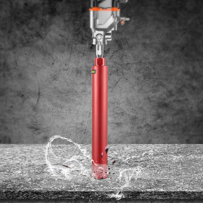 VEVOR Dry Diamond Core Drill 2.5"/ 63mm Dia. Hole Cutter for Concrete Masonry