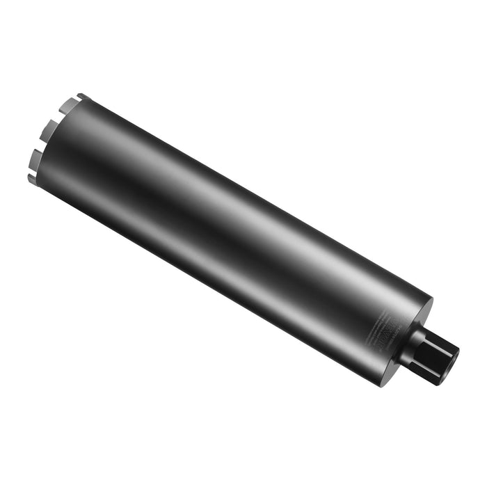 VEVOR Core Drill Bit, 4.25" Wet Diamond Core Drill Bits, 14" Drilling Depth Concrete Core Drill Bit with Saw Blade, 1-1/4"-7 Inner Thread, Laser Welding, Diamond Wet Coring Bit for Concrete Brick