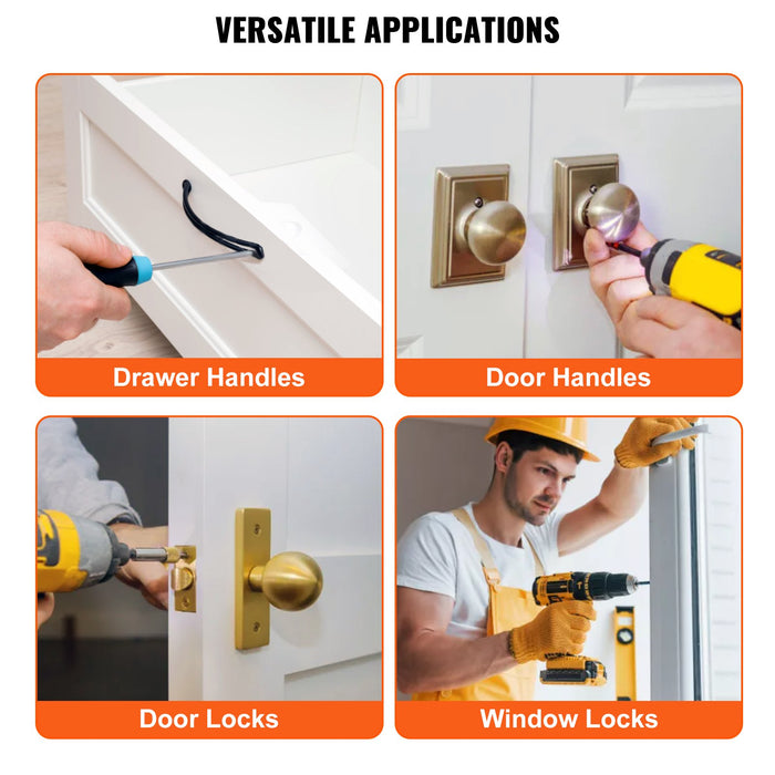 VEVOR Cabinet Hardware Jig, Aluminum Alloy Cabinet Handle Jig with Center Punch, Adjustable Cabinet Hardware Template Tool, for Installation of Door Drawer Front Knobs Handles and Pulls