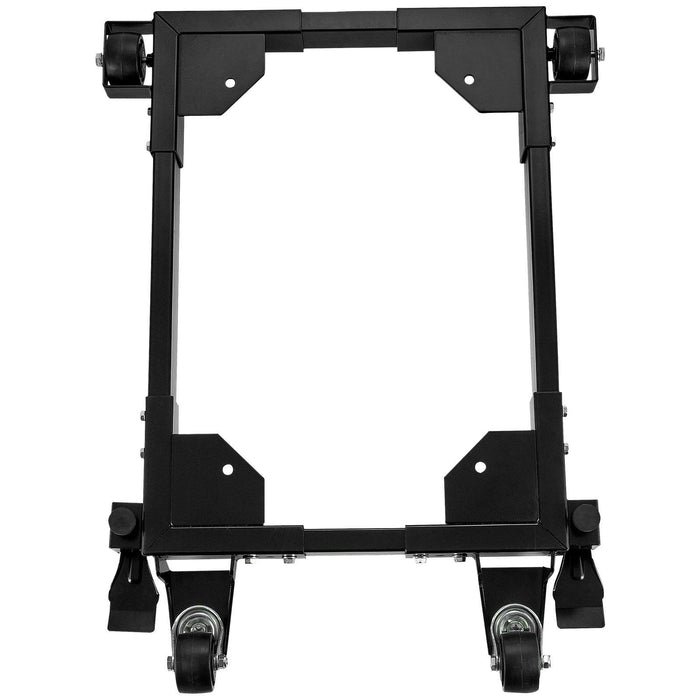 Mobile Base, 680.3 kg Capacity, Adjustable from 457.2 x 609.6 mm to 673.1 x 800.7 mm, Heavy Duty Universal Mobile Base Stand with Swivel Wheels, for Woodworking Equipment, Bandsaw, Power Tools