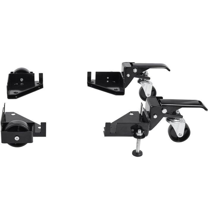 VEVOR Mobile Base, 181.4 kg Capacity, Adjustable from 241.3 x 241.3 mm to Infinity, Heavy Duty Universal Mobile Base Stand with Swivel Wheels, for Woodworking Equipment, Bandsaw, Power Tools, Machines