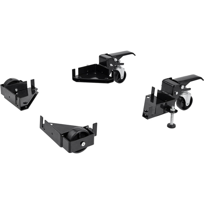VEVOR Mobile Base, 181.4 kg Capacity, Adjustable from 241.3 x 241.3 mm to Infinity, Heavy Duty Universal Mobile Base Stand with Swivel Wheels, for Woodworking Equipment, Bandsaw, Power Tools, Machines