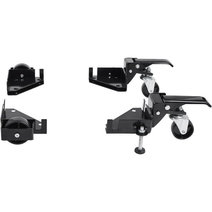 VEVOR Mobile Base, 181.4 kg Capacity, Adjustable from 241.3 x 241.3 mm to Infinity, Heavy Duty Universal Mobile Base Stand with Swivel Wheels, for Woodworking Equipment, Bandsaw, Power Tools, Machines