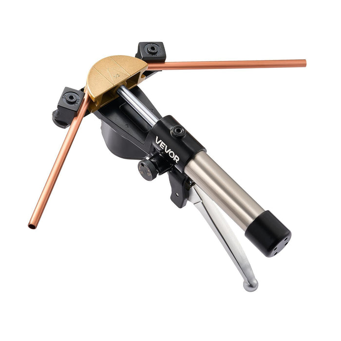 Hydraulic Tubing Bender Kit, 6 mm to 22 mm, Copper Tube Pipe Bender, HVAC Bending Tool Set, 90° Bend, with 7 Color Aluminium Alloy Dies, for HVAC Air Conditioning Refrigeration Automotive Repair