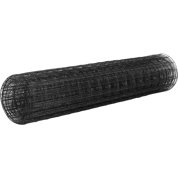 Hardware Cloth, 36'' x 50' Galvanized Wire Mesh Roll, 16 Gauge Chicken Wire Fence Roll, Vinyl Coating Metal Wire Mesh for Chicken Coop Barrier, Rabbit Snake Fences, Poultry Enclosures