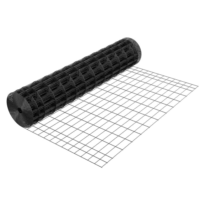 VEVOR Farm Fence,  122cm x 15.2m, 2 x 4 in Mesh 14 Gauge Galvanized Steel Wire Fencing for Cattle, Hog & Sheep , Heavy Duty Vinyl Coated Livestock Fence for Animal Enclosures, Cage Wire, Garden Fences