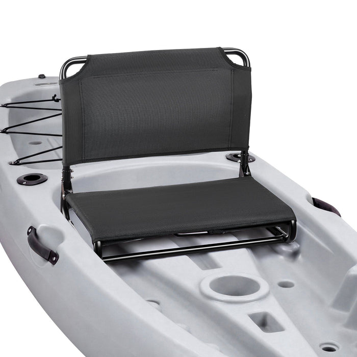 Kayak Seat, Folding Kayak Seat with Comfortable Back Support, Aluminum Alloy Frame & 600D Oxford Fabric, Easy Assembly for Paddling, Fishing and Recreational Kayaking