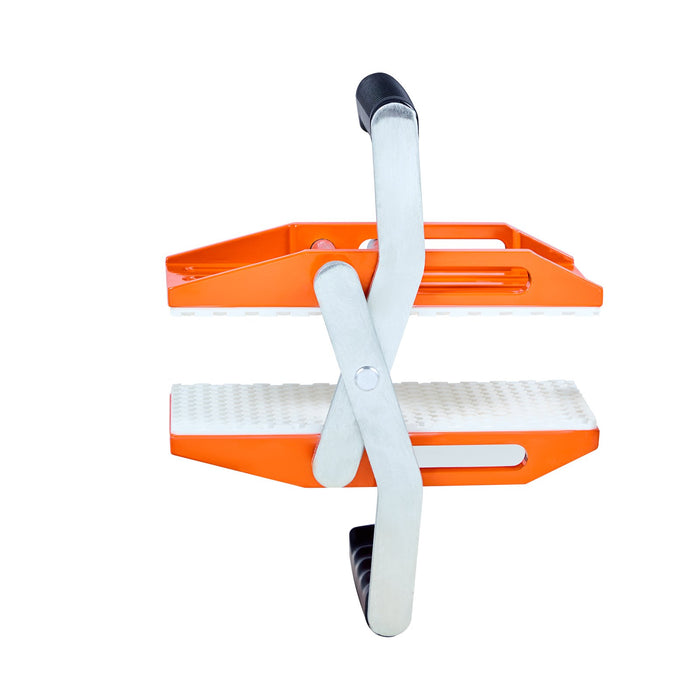 VEVOR Double Handed Stone Carrying Clamps, 299 kg Load Capacity, 2 Pack Granite Panel Carriers Lifting Tools with Rubber-lined (0-60 mm), Heavy Duty lifting Clamps for Plywood, Glass, Granite