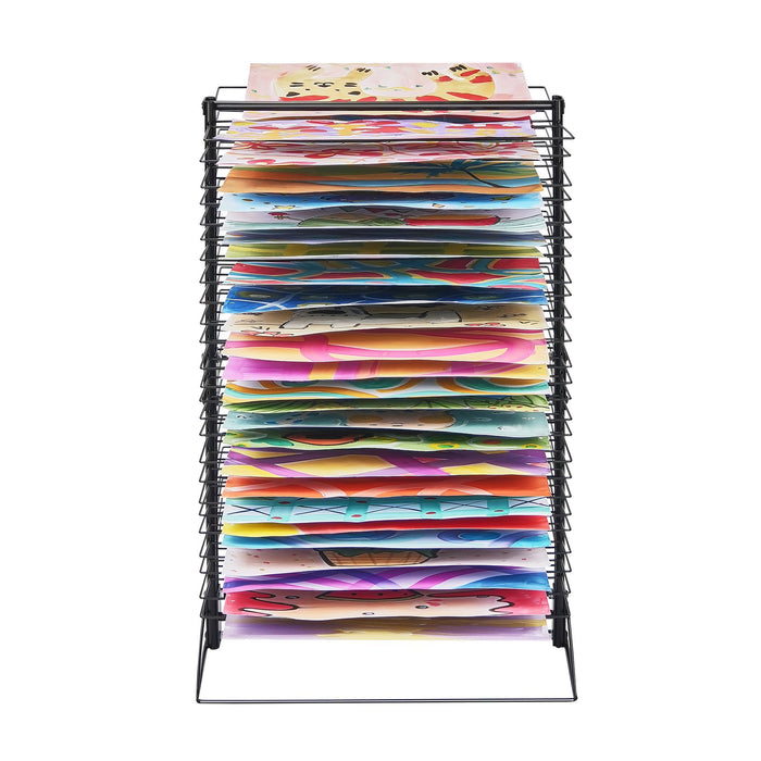 VEVOR Art Drying Rack 50 Removable Shelves Painting Drying Rack for Classroom