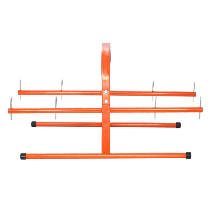 Wire Spool Rack, 100 lbs Capacity, Smart Hand Caddy, Heavy-Duty Steel Wire Dispenser Holder for Up to 8 Spools, MAX 9.45 in Diameter, Easy Lift Design for Electrical Industrial and Retail Use