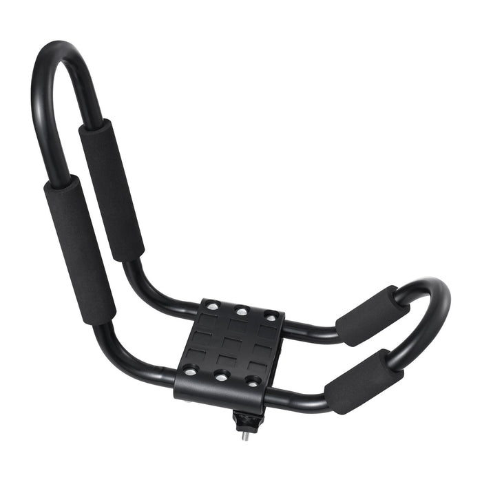 VEVOR Kayak Roof Rack 2 Pairs J-Bar, Soft Roof Rack, Top Mount Tie Down, Carrier for kayak, Surf Board, Canoe, SUP, Ski Board, Mount on Car, SUV, Truck, 2 Kayaks