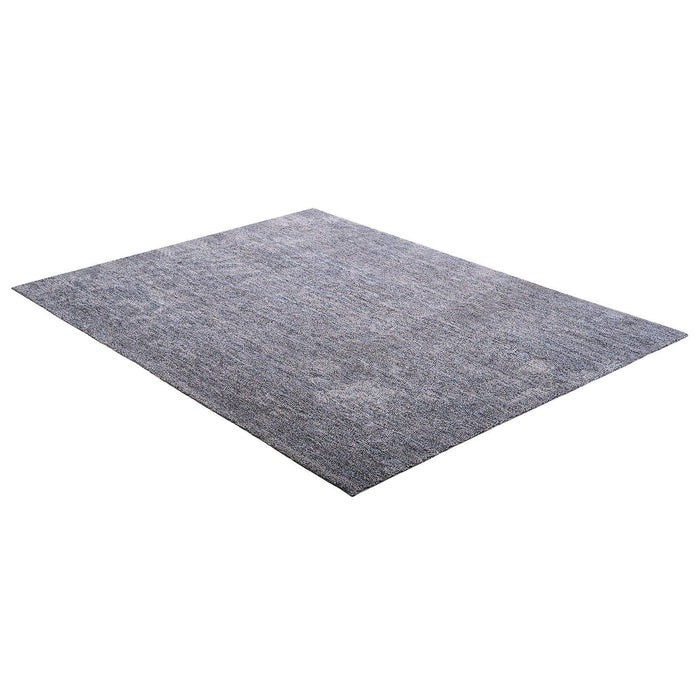 Indoor Plush Area Rugs, 2.74 x 3.66 m Plush Carpet, Area Rugs Furry with Long Plushs Pile, Thick & Durable High-Pile Rug for High-Traffic Areas, Non-Shedding & Non-Slip Backing, Blue-Gray