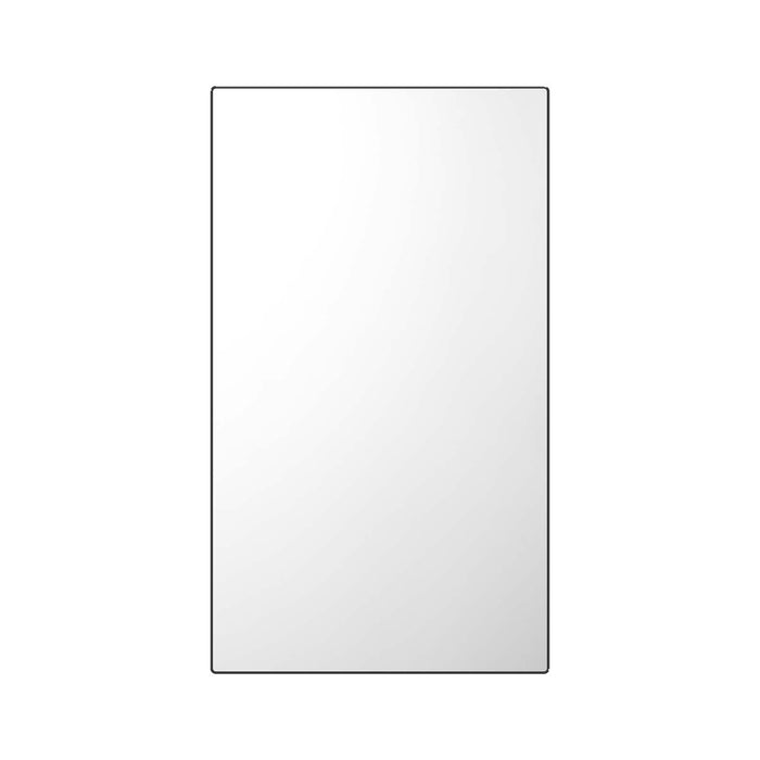 Medicine Cabinet, 14 x 24 inches, Medicine Cabinet for Bathroom with Mirror,  Aluminum Frame Bathroom Wall Cabinet, 2-layer Adjustable Shelves, Recessed & Wall-mounted Installation
