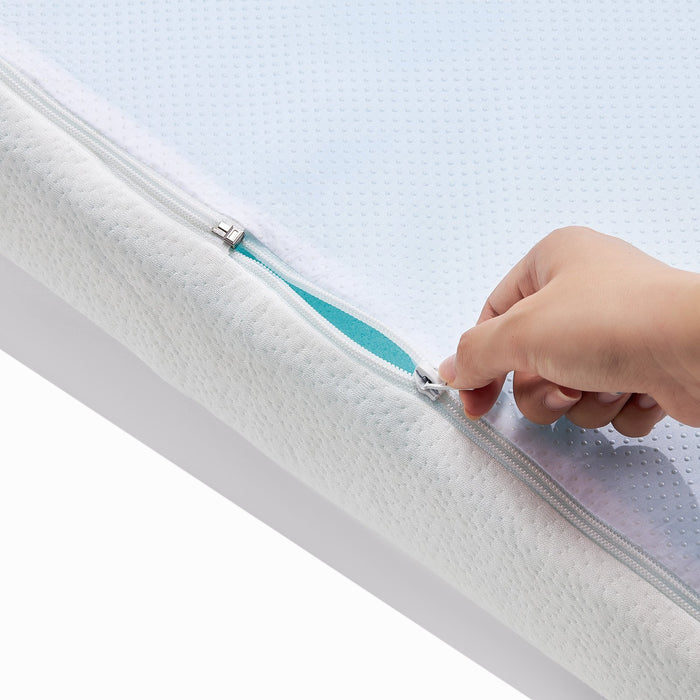 VEVOR Mattress Topper Memory Foam Detachable & Washable Queen 76.2 mm Thickness