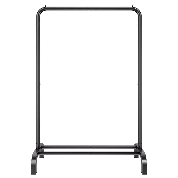 VEVOR Clothes Rack, Heavy Duty Clothing Garment Rack with Hanging Rod and Bottom Storage Area, Clothing Rack for Bedroom Guest Room