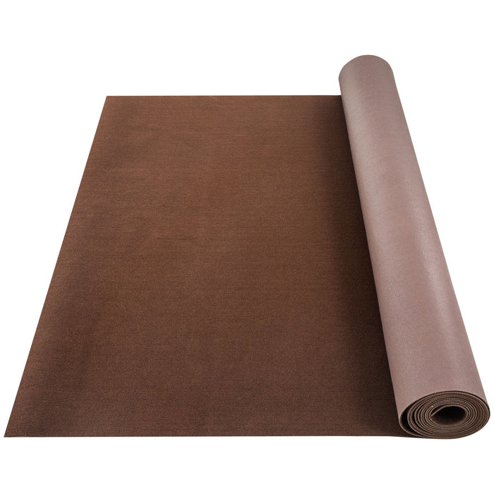 VEVOR Marine Carpet, 6 x 18 ft Boat Carpeting, Deep Brown Marine Grade Boat Carpet, Indoor/Outdoor Marine Carpeting with Water-Proof TPR Backing, Water-Proof Carpet Roll for Home, Patio, Porch, Deck