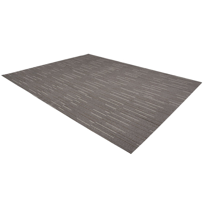 VEVOR Carpet Tiles Reusable 610x610 mm, 24 PCS Modular Carpet Square Rug, Commercial Floor Soft Padded for Seamless Cover 8.9ãŽ? Easy DIY Replacement for Living Room Bedroom Office Indoor, Dark Brown