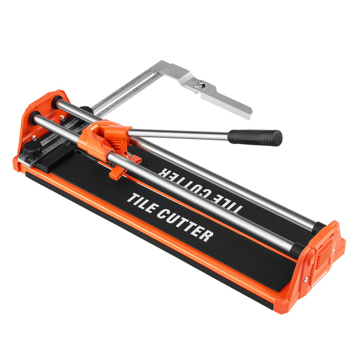 VEVOR 430mm Manual Tile Cutter for Wall & Polished Tiles,Double Rails for Precise Cutting, Tungsten Carbide Wheel,Non-Slip Handle,Anti-Displacement Pressure Rod,Precise Cuts for Pros & Beginners