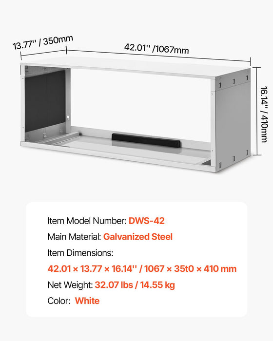 VEVOR Air Conditioner Wall Sleeve 42 in Universal Through the Wall AC Sleeve